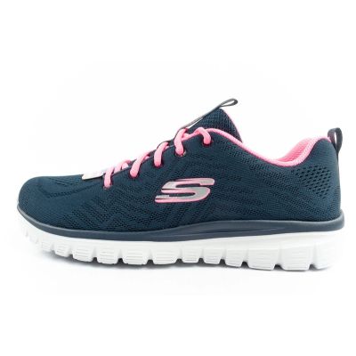 11. Skechers Graceful-Get women's sports shoes comfortable lightweight breathable navy blue