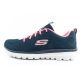 11. Skechers Graceful-Get women's sports shoes comfortable lightweight breathable navy blue
