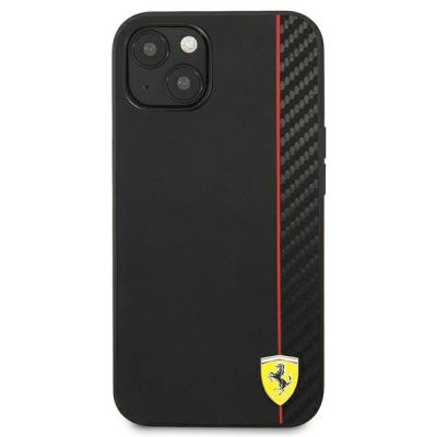 3. Ferrari FESAXHCP13SBK iPhone 13 mini 5.4" black/black hardcase On Track Carbon Stripe
