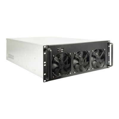 8. Inter-Tech 4F28 Rack Black, Silver