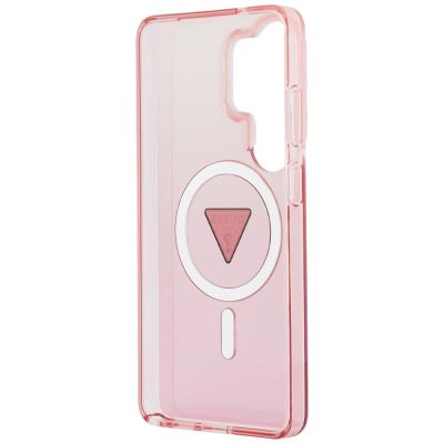 7. Guess IML Gradient Triangle MagSafe Case for Samsung Galaxy S26 Ultra - Pink