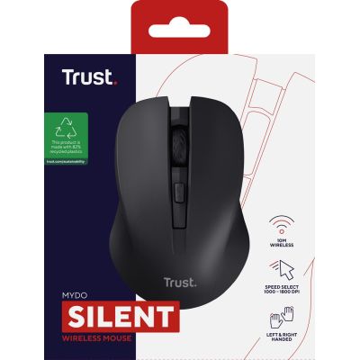 3. TRUST Mydo Silent wireless Black mouse