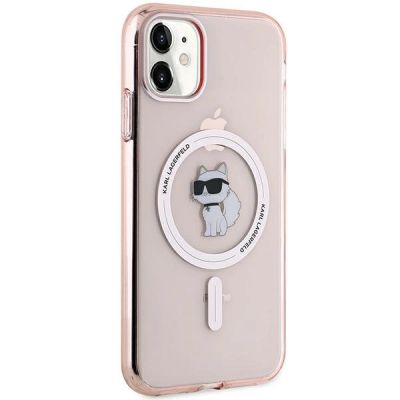 4. Karl Lagerfeld IML Choupette MagSafe case for iPhone 11 / Xr - pink
