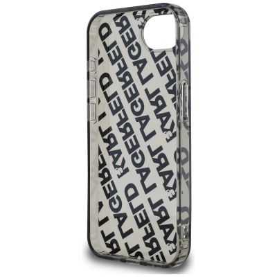 6. Karl Lagerfeld IML Repeat Logo case for iPhone 16e - silver