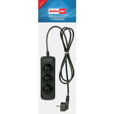2. Activejet 3GNU extension cord - 1.5M - C (1.5m; black)