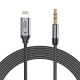 5. Tech-Protect UltraBoost audio Lightning / mini jack 3.5mm cable 1m - black