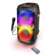 14. ESPERANZA SPEAKER BT FM LED RGB KARAOKE SINGER EP156