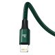 2. Baseus Rapid Series 3in1 USB-C - USB-C / Lightning / micro USB cable 20W PD 1.5m - green