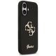 4. Guess Silicone Big 4G Script Case for iPhone 17 - Black
