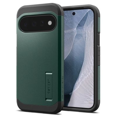 2. Spigen Tough Armor Mag MagSafe Case for Google Pixel 11 - Dark Green