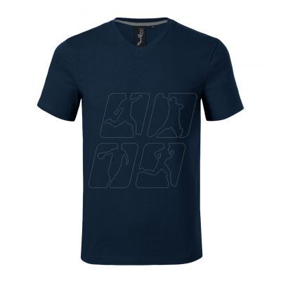 2. Malfini Action V-neck T-shirt M MLI-70002 navy blue