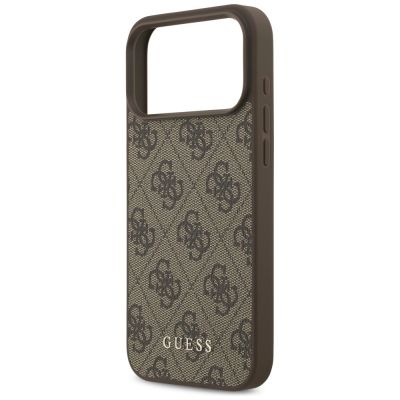 6. Guess 4G Classic Case for iPhone 17 Pro Max / 18 Pro Max - Brown