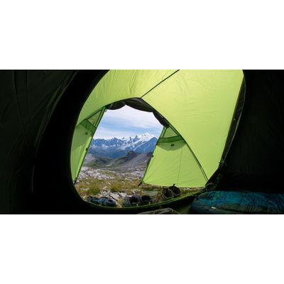 5. Coleman Pingora 3 BlackOut Green, Gray Multi-Person Tent