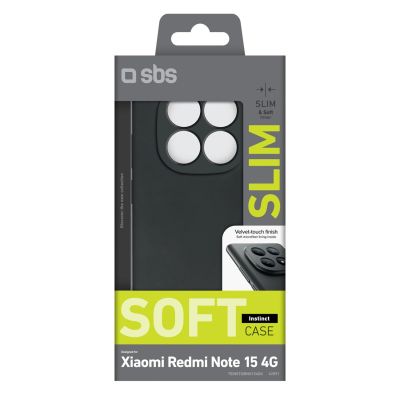 2. SBS Instinct Case for Xiaomi Redmi Note 15 4G - Black