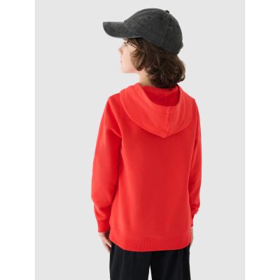 6. Boy's sweatshirt with hood, open, 4F Junior 4FJWMM00TSWSM1292-70S