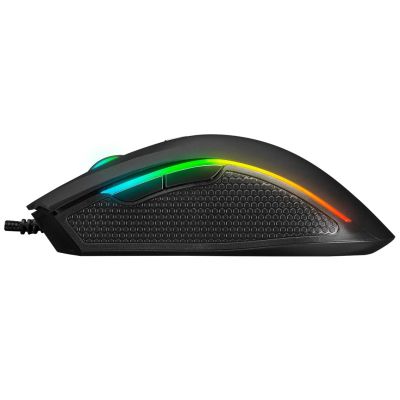 3. RAMPAGE Gaming Mouse SMX-R44 V2 MACRO BLACK 12800 DPI RGB LED