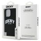 10. DKNY Silicone White Printed Logo MagSafe iPhone 16 Pro Case - Black