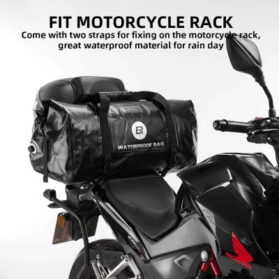 4. Rockbros AS-005BK waterproof motorcycle bag - black