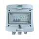Hermetic IP65 EMITER AC connection switchboard with AC surge arrester Noark type 1+2, 10A 3-F
