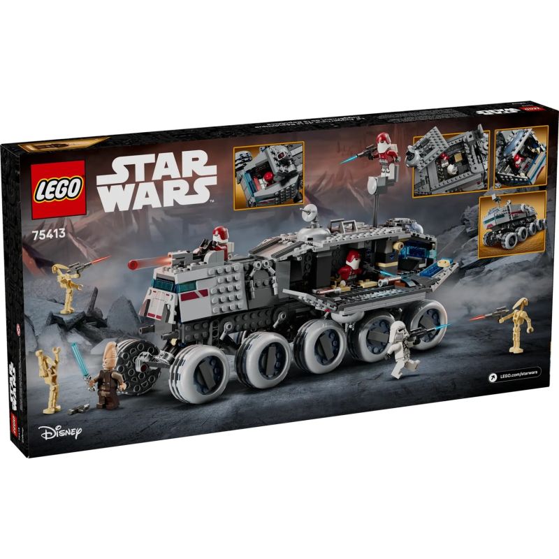 2. LEGO Star Wars 75413 Republic Juggernaut Tank