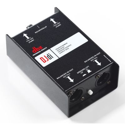 2. dbx DBXDJDI Direct Box Passive Direct Box Black