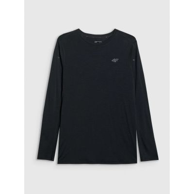 6. Men's quick-drying trekking longsleeve with merino wool 4F 4FWAW25TFLOM430-20S