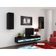 2. TV cabinet VIGO NEW '140' 30/140/40 black/black-polished