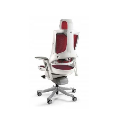 2. Wau 2 NW44 mesh office chair deepred/white