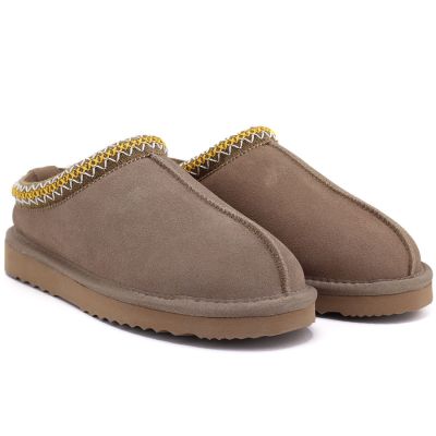 4. Beige leather insulated slides Vinceza 97970