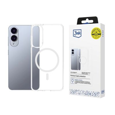 12. 3mk Armor MagCase for Samsung Galaxy S25 Edge - Transparent
