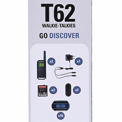 10. Motorola T62 MOTO62B multifunction radio
