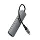 3. Acefast J18 USB Hub USB-C 6-in-1 HDMI 4K 60Hz PD90W Docking Station - Gray