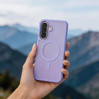 6. Tech-Protect Magmat MagSafe Case for Samsung Galaxy A57 5G - Matte Purple