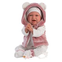 Llorens LL-74070 baby doll, laughing, Mimi 42cm