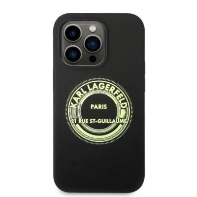 3. Karl Lagerfeld Silicone RSG case for iPhone 14 Pro - black