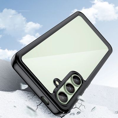 6. Outer Space Case with Gel Frame for Samsung Galaxy S24 FE - Black