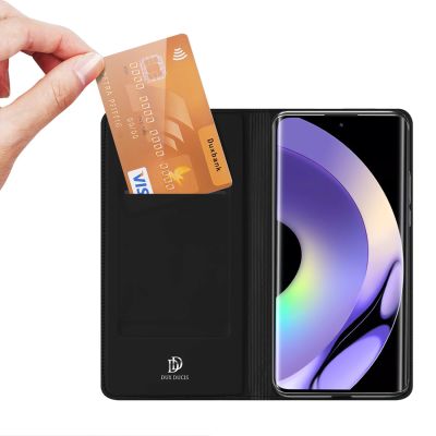 2. Dux Ducis Skin Pro case for Realme 10 Pro+ flip cover card wallet stand black