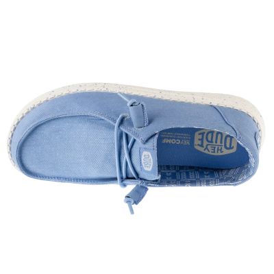 3. Hey Dude Wendy Stretch Canvas 40902-4ZJ Blue 36