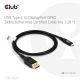 3. USB-C to DP 1M/M/M CAC-1559 Club3D cable