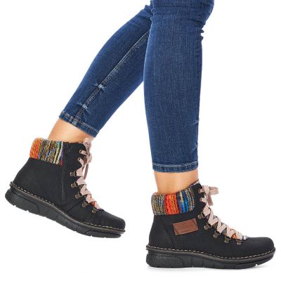 14. Rieker W 73343-0 RKR171 ankle boots