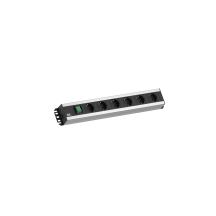 Bachmann 300.003 2 m splitter 6 x network sockets Indoor Black