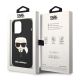 8. Karl Lagerfeld Silicone Karl`s Head Case for iPhone 14 Pro Max - Black