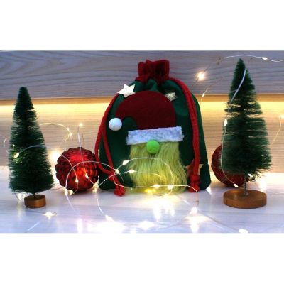 8. CHRISTMAS GIFT BAG WITH SANTA CLAUS 15x20CM