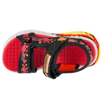 3. Skechers Mega-Splash 4K 402161L-BKRD Black 28