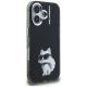 4. Karl Lagerfeld IML Aquarelle Choupette & Logo iPhone 16 Case - Black
