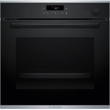 BOSCH HRG272EB3 built-in oven with steam function, 60 x 60 cm, black, 3D convection