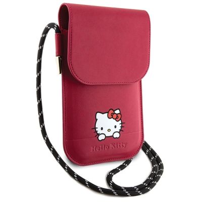 3. Hello Kitty Leather Daydreaming Cord bag - pink
