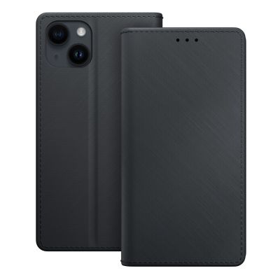 13. 3mk Wallet Case with Flip for iPhone 13 / 14 - Black