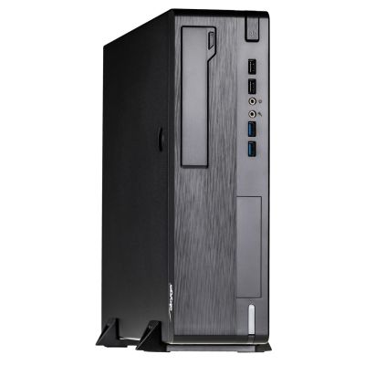 2. Akyga AK-502-02BK Midi Tower Computer Security & Holders Black