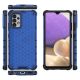 2. Honeycomb case armored cover with a gel frame for Samsung Galaxy A03s (166.5) blue